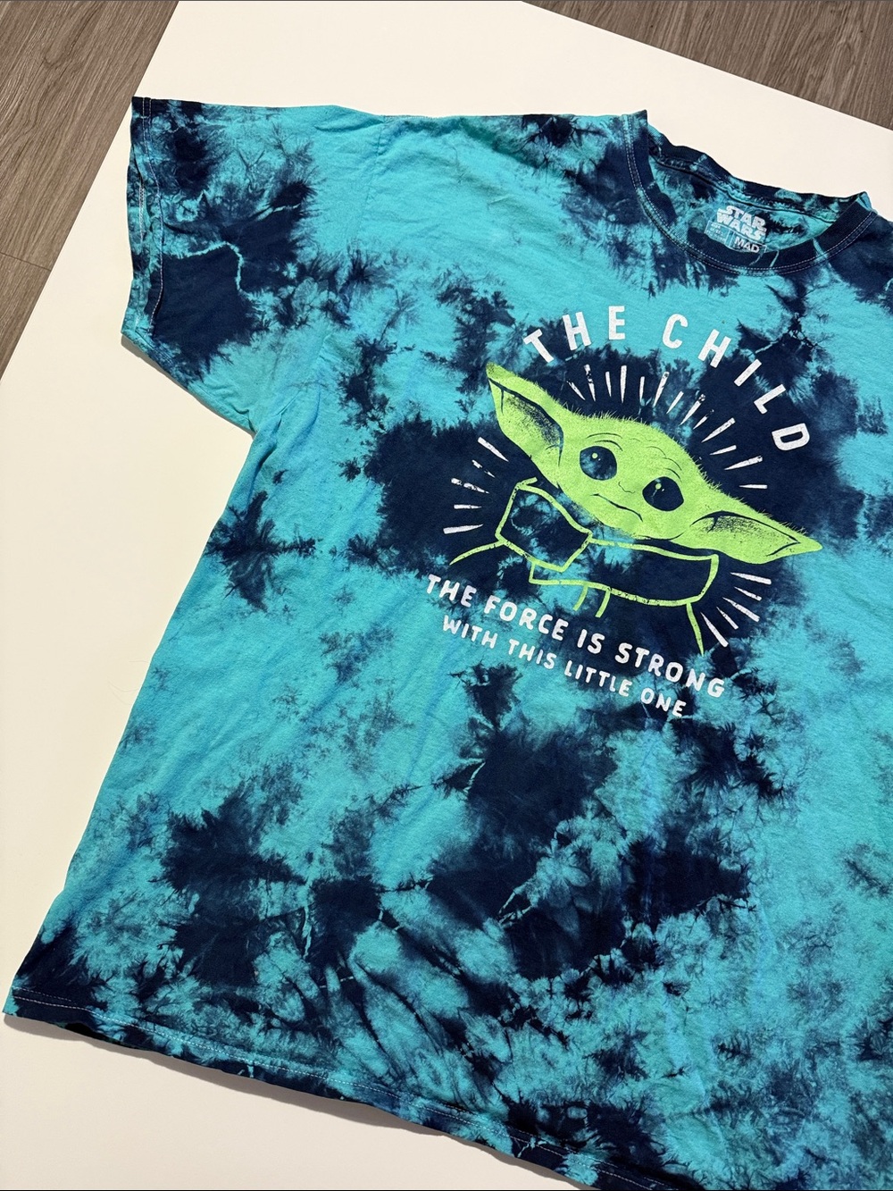 Star Wars Shirt The Child Force is Strong Tie Dye Large Size 2X - Picture 3 of 9
